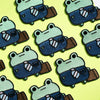 Bizness Frog Iron On Patch