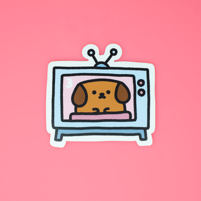 Mocha Doggo Sticker - TV