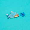 Shark Friends! – Pancake Shark Enamel Pin