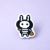 Glow In The Dark Bunny Halloween Sticker