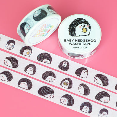 Baby Hedgehog Washi Tape