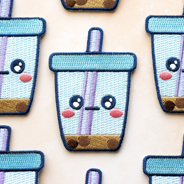 Sad Boba Iron on patch