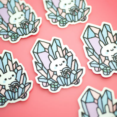 Miki The Bunny Crystal Car Sticker