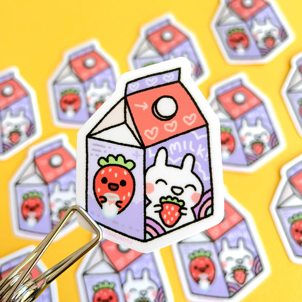 Bunny Milk Sticker
