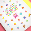 All The Cakes Greeting Card