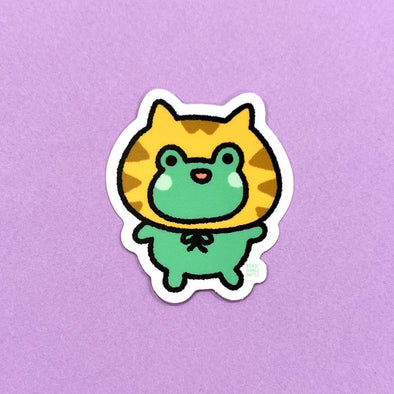 Cat Frog Sticker