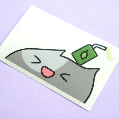 Box Cat Peeking Sticker