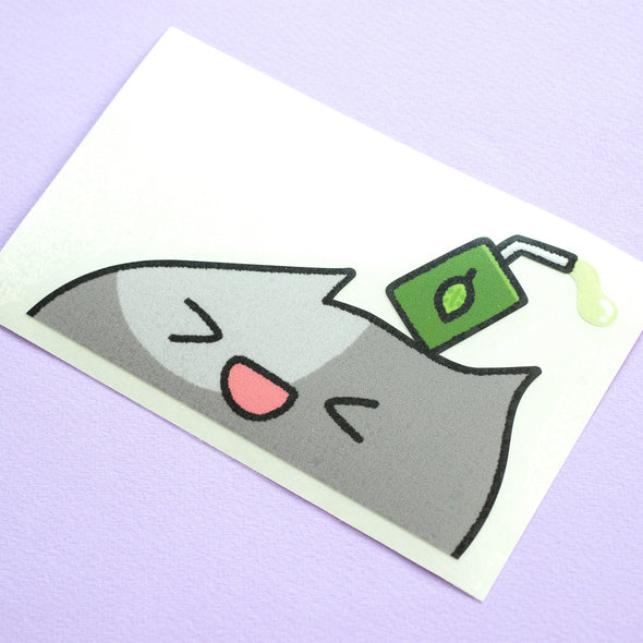 Box Cat Peeking Sticker