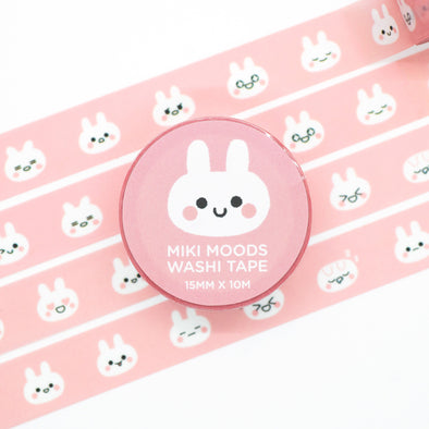 Miki The Bunny Moods Washi Tape