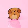 Mocha Doggo Enamel Pin