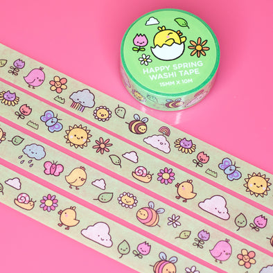 Happy Spring Washi Tape