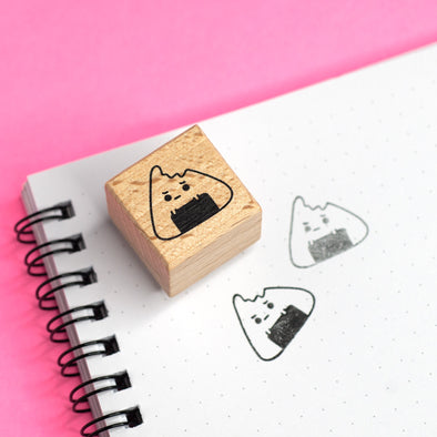 Poor Little Onigiri Rubber Stamp