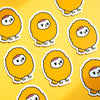 "Fried" Grumpy Chicken sticker