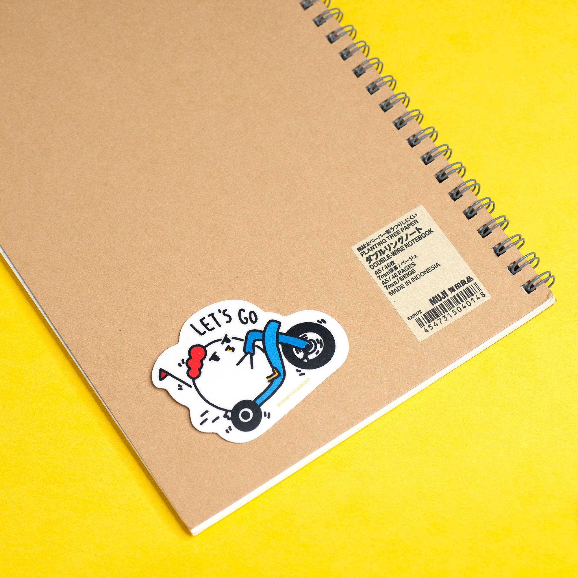 Sticker Meme Let's Go Grumpy Chicken Let's Go Sticker – Robot Dance Battle