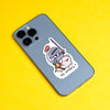 Grumpy Chicken Heroic Knight Sticker