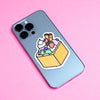 Brick Toast Frog Sticker