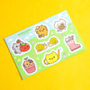 Garden Cats Sticker Sheet