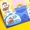 Grumpy Chicken Lifeguard Sticker Sheet