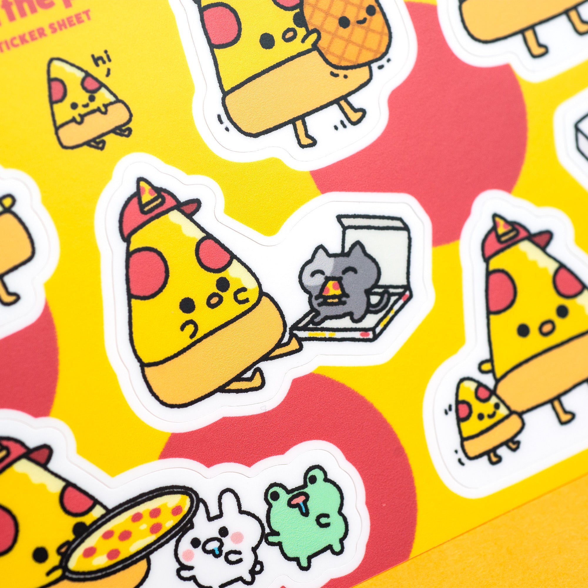 Pizzaa Sticker Pizza The Pizza Sticker Sheet – Robot Dance Battle