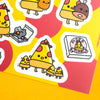 Pizza The Pizza Sticker Sheet