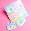 Holiday Snowglobe Sticker Set
