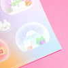 Holiday Snowglobe Sticker Set