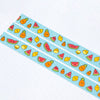 Summer Fruits Holo Silver Foil Washi Tape