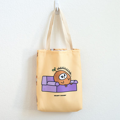 Potato Mode Grumpy Chicken Tote Bag