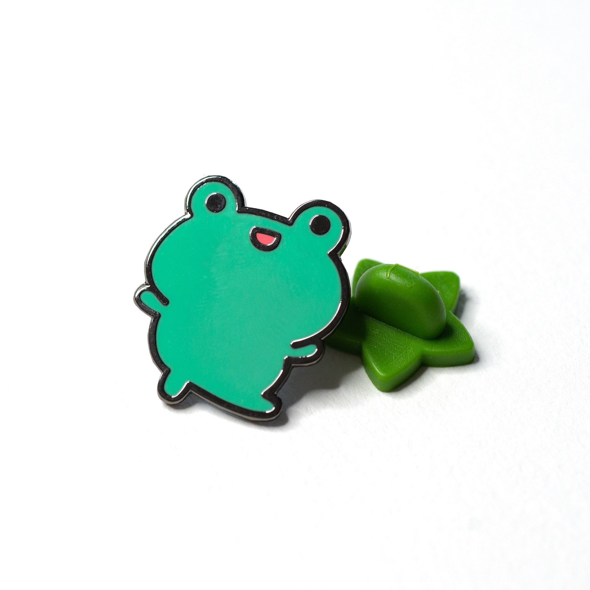 Wasabi the Frog Enamel Pin – Robot Dance Battle