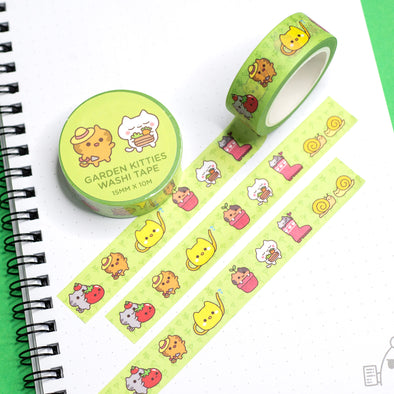 Garden Cats Washi Tape